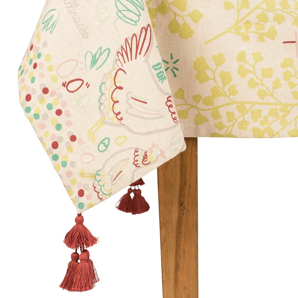 Jardin D'Ulysse Nappe Codette Beige En Coton 4 Jardin D'Ulysse Nappe Codette Beige En Coton – Image 2