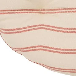 Comptoir De Famille Galette De Chaise Ronde Rouge En Coton -HARMONY Shop 4883 DET03 WEB