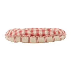 Comptoir De Famille Galette De Chaise Ronde Rouge En Coton -HARMONY Shop 4883 DET04 WEB