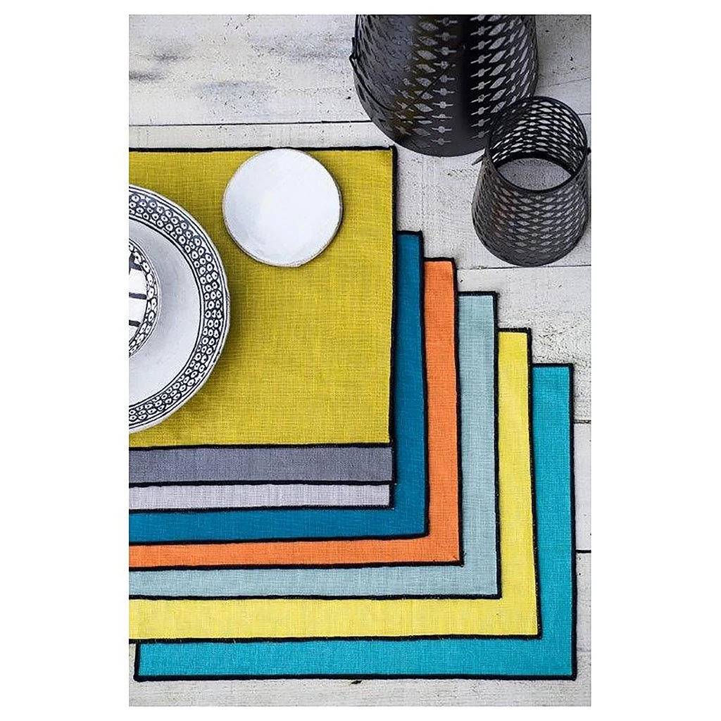 HARMONY HAOMY Set De Table Borgo Naturel En Lin Enduit 5 HARMONY HAOMY Set De Table Borgo Naturel En Lin Enduit – Image 3