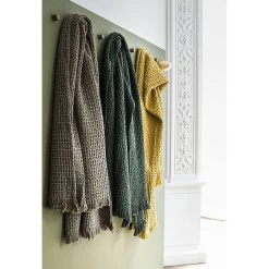 HARMONY HAOMY Plaid Tempo Craie 130x200cm -HARMONY Shop 602823 FRN02 WEB