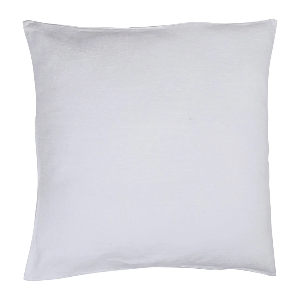 HARMONY HAOMY Housse De Coussin Propriano Blanc 80x80cm 100% Lin Lavé 3 HARMONY HAOMY Housse De Coussin Propriano Blanc 80x80cm 100% Lin Lavé