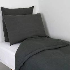 HARMONY HAOMY Housse De Couette Viti Granit 240x220cm 100% Lin Lavé -HARMONY Shop 602867 SITU01 WEB