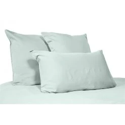 HARMONY HAOMY Housse D'edredon Viti Celadon 85x200cm 100% Lin Lavé