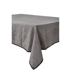 HARMONY HAOMY Chemin De Table Letia Blanc 50x145cm 100% Lin Lavé -HARMONY Shop 602973 FRN01 WEB
