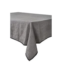 HARMONY HAOMY Nappe Letia Granit 170x250cm 100% Lin Lavé