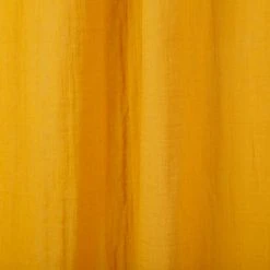 HARMONY HAOMY Rideau Propriano Safran 140x280cm 100% Lin Lavé -HARMONY Shop 603002 DET02 WEB