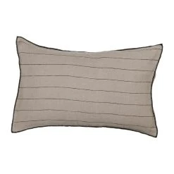 HARMONY HAOMY Coussin Calvi Naturel 40x60cm 100% Lin Lavé