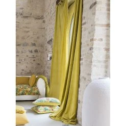 HARMONY HAOMY Rideau Avec Oeillets Celadon En Coton 135x300cm -Delhi -HARMONY Shop 606613 FRN03 WEB
