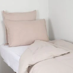 HARMONY HAOMY Taie Oreiller Dili Lin 65x65cm En Voile De Coton Lavé -HARMONY Shop 609650 SITU04 WEB