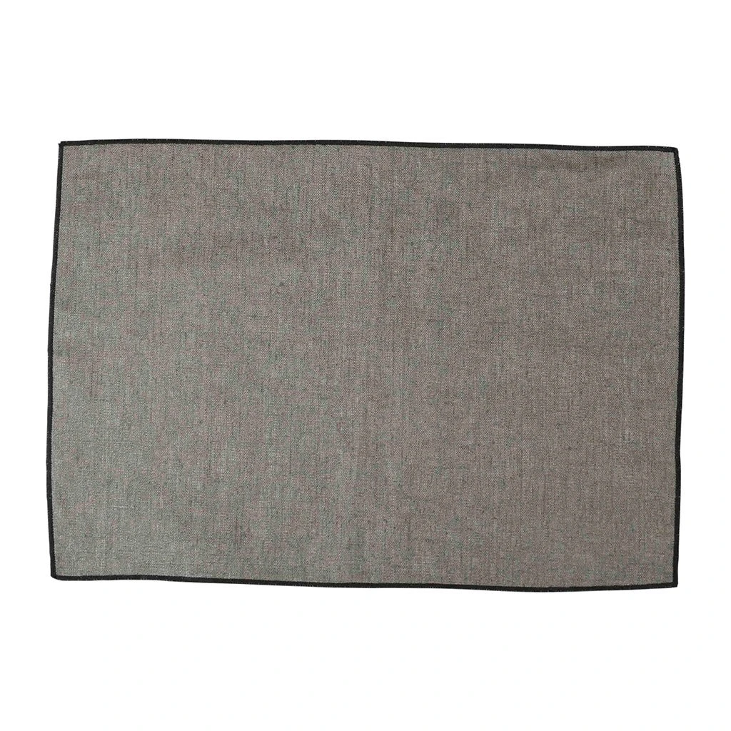 HARMONY HAOMY Set De Table Borgo Kaki En Lin Enduit 3 HARMONY HAOMY Set De Table Borgo Kaki En Lin Enduit