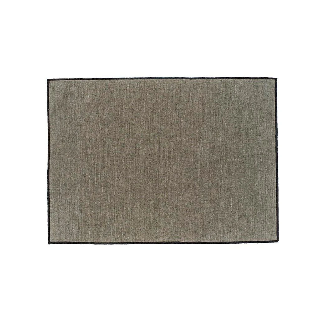 HARMONY HAOMY Set De Table Borgo Kaki En Lin Enduit 5 HARMONY HAOMY Set De Table Borgo Kaki En Lin Enduit – Image 3