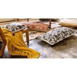 HARMONY HAOMY Coussin Mahe Naturel 45x45cm 100% Lin Lavé -HARMONY Shop 613905 FRN02 WEB