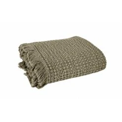 HARMONY HAOMY Plaid Tempo Ii Kaki 130x200cm