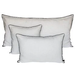 HARMONY HAOMY Coussin Mansa Blanc 45x45cm