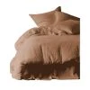 HARMONY HAOMY Housse De Couette Dili Tabac Voile De Coton 240x220cm -HARMONY Shop 625362 FRN01 WEB