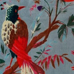 HARMONY HAOMY Coussin Birdy En Velours 45x45cm Jade En Coton -HARMONY Shop 630714 DET03 WEB