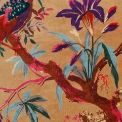 HARMONY HAOMY Coussin Birdy En Velours 45x45cm Tabac En Coton -HARMONY Shop 630716 DET01 WEB