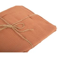 Arty Fêtes Nappe Terracotta En Gaze De Coton 130x240cm