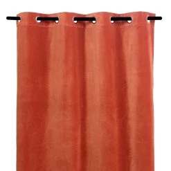 HARMONY HAOMY Rideau Delhi Brick En Velours 135x300cm