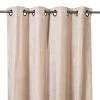 HARMONY HAOMY Rideau Delhi Craie En Velours 135x300cm -HARMONY Shop 637425 FRN01 WEB