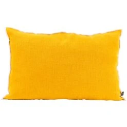 HARMONY HAOMY Coussin Chennai Chamoi 40x60cm En Lin Lave
