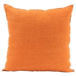 HARMONY HAOMY Coussin Chennai Brick 45x45cm En Lin Lave