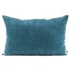HARMONY HAOMY Coussin Chennai Bleu De Prusse 40x60cm En Lin Lave -HARMONY Shop 642181 FRN01 WEB