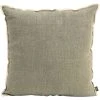 HARMONY HAOMY Coussin Chennai Kaki 45x45cm En Lin Lave -HARMONY Shop 642185 FRN01 WEB