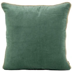 HARMONY HAOMY Coussin Delhi Celadon 45x45cm En Velour
