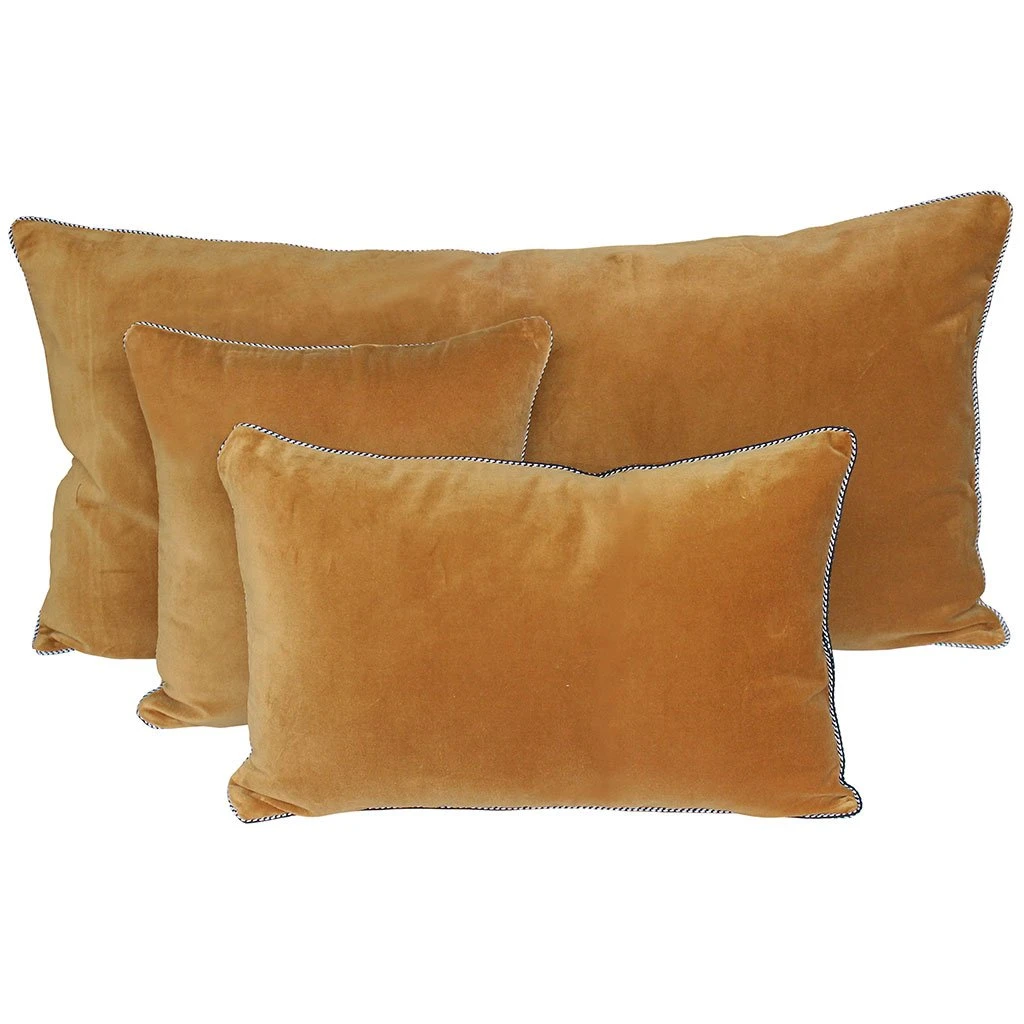 HARMONY HAOMY Coussin Delhi Chamois 40x60cm En Velour 3 HARMONY HAOMY Coussin Delhi Chamois 40x60cm En Velour