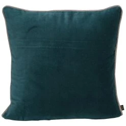 HARMONY HAOMY Coussin Delhi Peacock 45x45cm En Velour