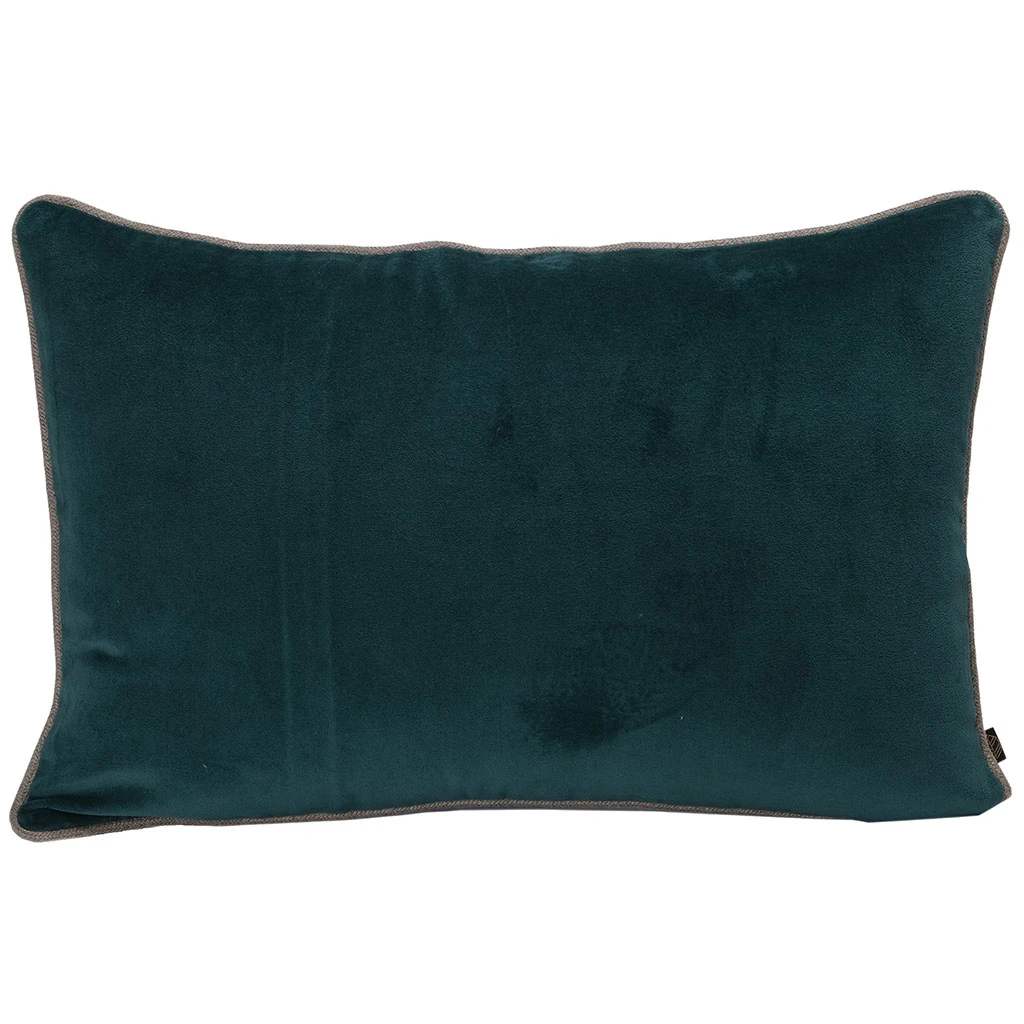 HARMONY HAOMY Coussin Delhi Peacock 40x60cm En Velour 3 HARMONY HAOMY Coussin Delhi Peacock 40x60cm En Velour