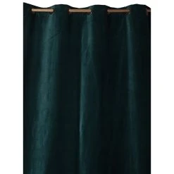 HARMONY HAOMY Rideau Delhi Peacock 135x300cm En Velour œillet