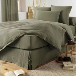 L'effet Papillon Taie D'oreiller Romarin En Gaze De Coton 50x70cm - Gaïa -HARMONY Shop 643050 FRN04 WEB