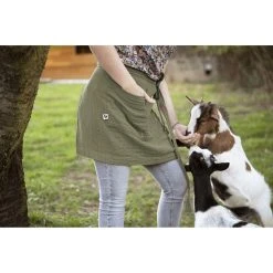 L'effet Papillon Tablier Romarin En Gaze De Coton 45x80cm - Gaïa -HARMONY Shop 646211 FRN03 WEB