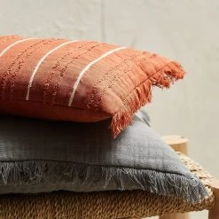 SEMA DESIGN Housse De Coussin Earth Notes Terracotta 50x30cm Gaze De Coton -HARMONY Shop 74267 amb hd 2022 01 pe sema 11028