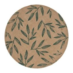 SEMA DESIGN Set Table Rond Pep's Pop Emeraude D40cm