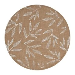 SEMA DESIGN Set Table Rond Pep's Pop Naturel D40cm