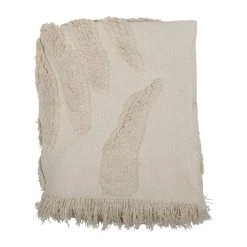 SEMA DESIGN Plaid Tufte Bronze Crème 170X130cm