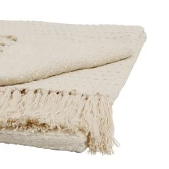 SEMA DESIGN Plaid Courba Blanc 170x130cm En Coton Et Acrylique 8 SEMA DESIGN Plaid Courba Blanc 170x130cm En Coton Et Acrylique -HARMONY Shop 75756 DET02 WEB