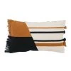 SEMA DESIGN Housse De Coussin Courba Terracotta, Noir Et Blanc Cassé 50x30cm En Coton 1 SEMA DESIGN Housse De Coussin Courba Terracotta, Noir Et Blanc Cassé 50x30cm En Coton -HARMONY Shop 75833 DEB WEB