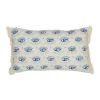 SEMA DESIGN Housse De Coussin Visionnary Creme Oeil Indigo 50x30cm En Coton -HARMONY Shop 75856 DEB WEB