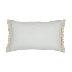 SEMA DESIGN Housse De Coussin Visionnary Creme Oeil Indigo 50x30cm En Coton -HARMONY Shop 75856 DET02 WEB