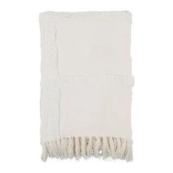 SEMA DESIGN Plaid Courba Creme 170x130cm Coton