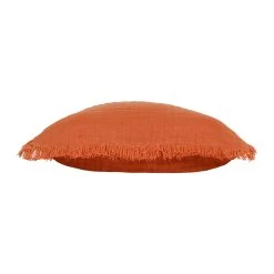 SEMA DESIGN Housse De Coussin Earth Notes Terracotta 45x45cm Gaze De Coton -HARMONY Shop 76080 DET02 WEB