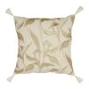 SEMA DESIGN Housse De Coussin Carré En Coton Crème Et Doré - Golden