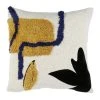 SEMA DESIGN Housse De Coussin Arty Folk Moutarde 45x45cm -HARMONY Shop 76292 DEB WEB