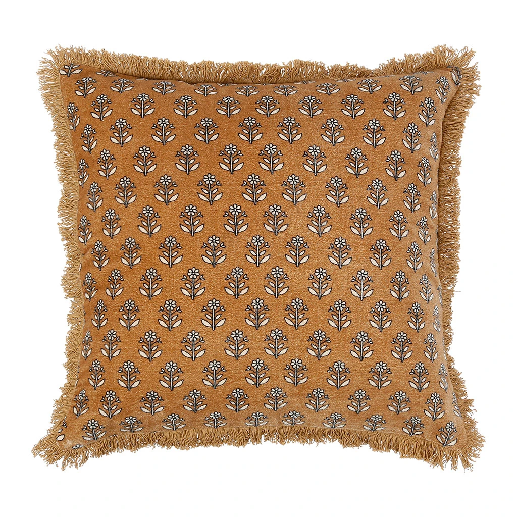 SEMA DESIGN Housse De Coussin En Velours Coton Beige Foncé 45x45cm -exaltation 3 SEMA DESIGN Housse De Coussin En Velours Coton Beige Foncé 45x45cm -exaltation