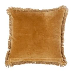 SEMA DESIGN Housse De Coussin En Velours Coton Beige Foncé 45x45cm -exaltation 6 SEMA DESIGN Housse De Coussin En Velours Coton Beige Foncé 45x45cm -exaltation -HARMONY Shop 76433 DET01 WEB